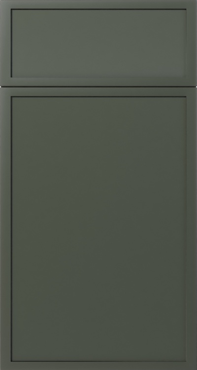 Slim Aston Green cabinet door